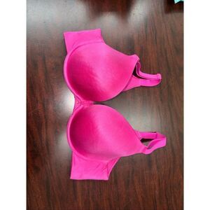 Cacique Pink Boost Plunge Bra Size 40D